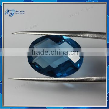 Wuzhou 120# oval shaped synthetic lab created fire spinel gemstone,synthetic spinel in stock