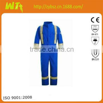 wholesale work wear, custom work uniform, dark blue cotton coverall for men