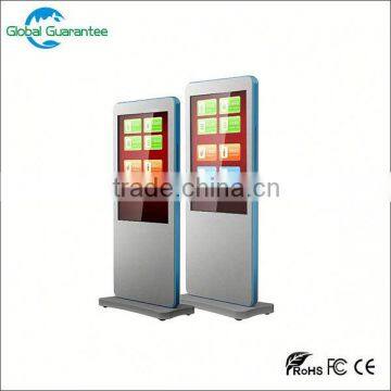 Floor standing 21.5inch digital signage with global guarantee