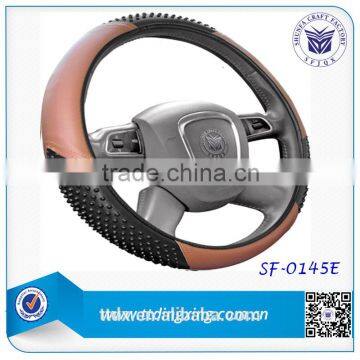 Fashionable PU silicone car Steering Wheel Cover