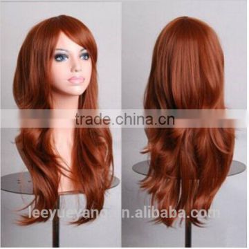 Long dark brown loose waves wig for everyday wear