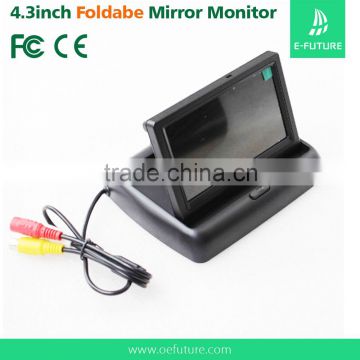 4.3 inch foldable car LCD monitor car TFT monitor 12V LCD monitor