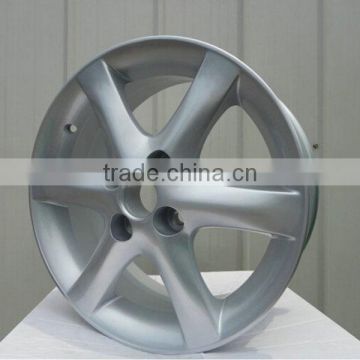 Made in China 4*100 wheels 15*6 Silver Car Alloy Wheel with competitive price for Toyota Corolla