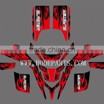 (fire 0214) DECALS STICKERS Graphics Kits For YAMAHA BLASTER YFS 200 1988-1996 1997 1998 1999 2001 2002 2003 2004 2005 2006