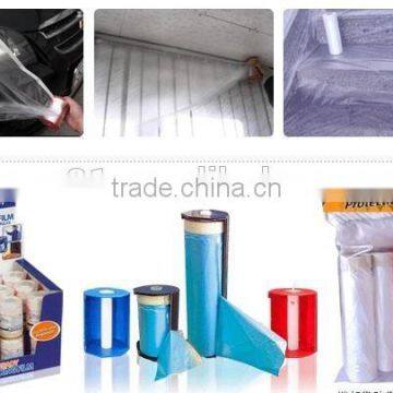 HDPE plastic drop auto masking film