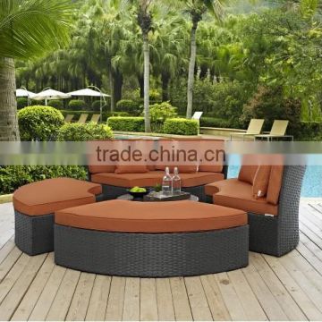 Sigma circular garden furniture outdoor daybed sets sectional sofa bed