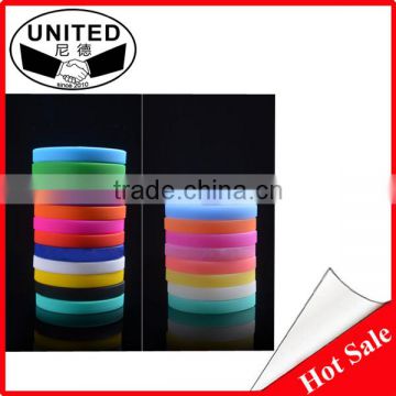 Unisex Trendy Silicone Rubber Flexible Wristband