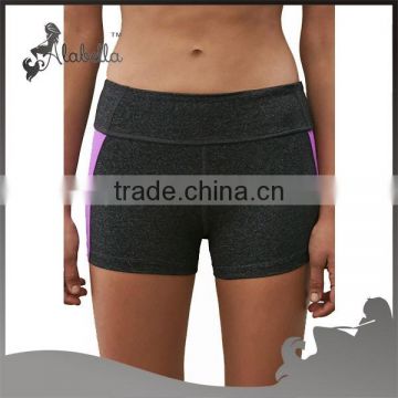 Heathered Colorblock Workout women crossfit Shorts for running activewear wholesale