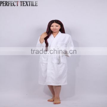 Cheapest in-stock 100% cotton terry velour fabric bathrobe