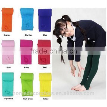 Children Tights Velvet Pantyhose Kids Girls Stepping Foot Dancing Tights 13 Candy Colors 3~10Y