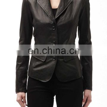 Womens Leather blazer