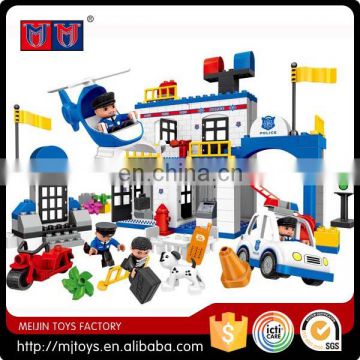 2016 Plastic Educational children toys puzzle police blocks