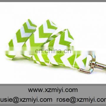 New arrivel colorful chevron dog leash with collar
