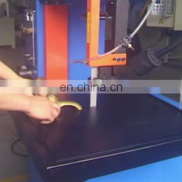 Metal spare parts cutting vertical band saw mini manual sheet metal cutting machine