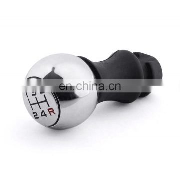 Car modification gear shift knob chrome 5-speed gear shift handle for Peugeot 106 206 306 406 107 207 307 407