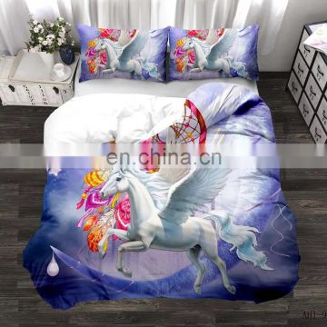 3d print microfiber duvets bedroom linen bedding sets for children 100% Polyester bed sets duvet cover