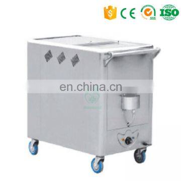 Best hospital stainless steel electric food delivery cart,mobile food warmer trolley Price, food service cart with wheels