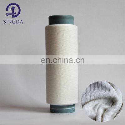 DTY 600D/192F RW 100% Polyester Doris Slub Crimped Yarn For Artificial Line Fabric