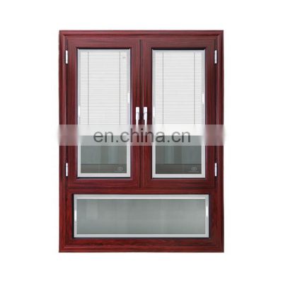 factory manufacture aluminum swing out window ,  aluminum glass casement windows with built in blinds