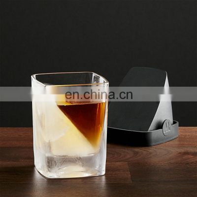 Hot selling Fashioned Whisky Wedge Glass Cup