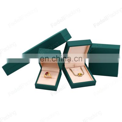 Wholesale Custom Luxury paper fashion blackish jewelry storage boxes ring pendant bracelet  jewelry gift box