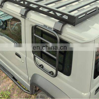 Aluminum Black Side Ladder step for Suzuki Jimny 2019+ JB64 JB74 JB64W JB74W Side Ladder