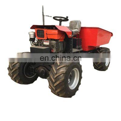 1.0T  ZY100 Mini oil palm fruit transport dumper , mini power farm plam tractor