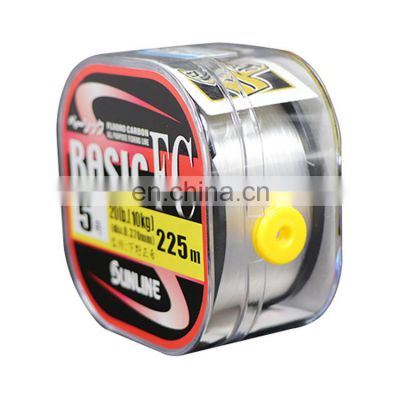 Good cut water fishing line stretch fluorocarbon leader fishing long line