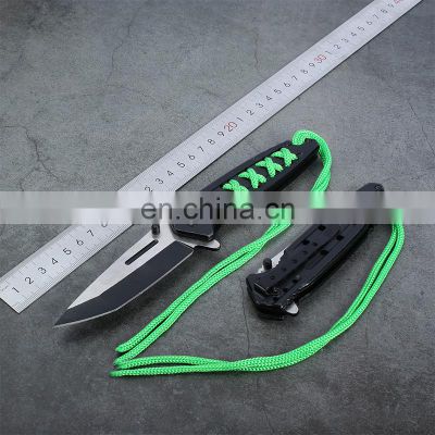 8.3 Inch Stainless steel  tying handle stainless steel folding survival camping knife