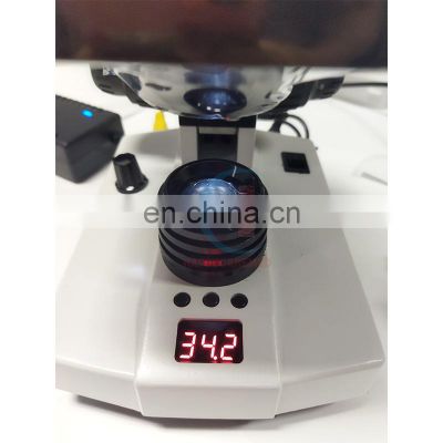 HC-R069 good quality 7 inch LCD LED Digital veterinary animal Semen sperm Microscope with adjustable temperture