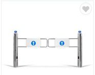 Supermarket Gate Swing Automatic Stainless Steel Supermarket Entrance Gate Swing Barrier Gate