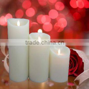 Moving flame LED candle