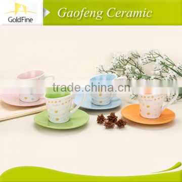 tea cup and saucer flower pot / cup and saucer flower pot