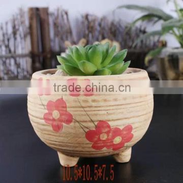 unique "pinsun" style ceramic flower pot