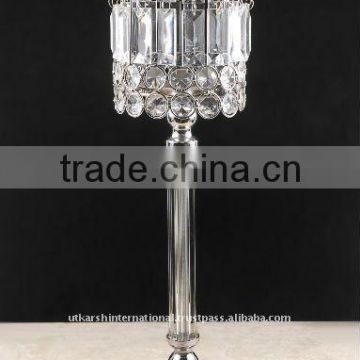 Decorative wedding candle holder,Wedding centrepiece,Crystal candle holder