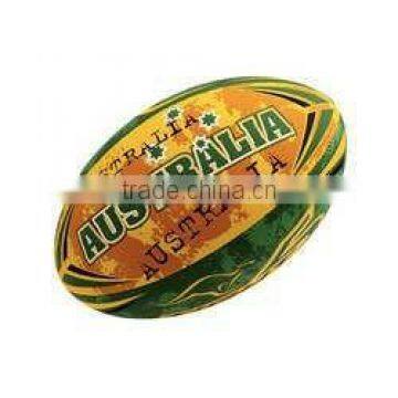 Green Yellow Rugby Ball Good Quality