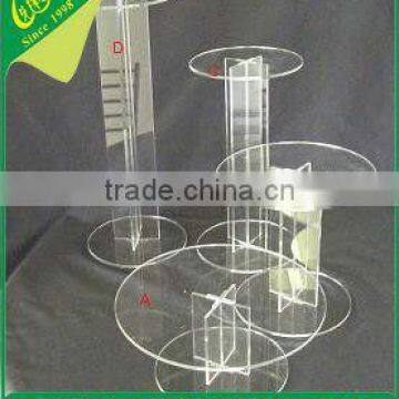 the acrylic gift display stand/round jewelry display stand 2016