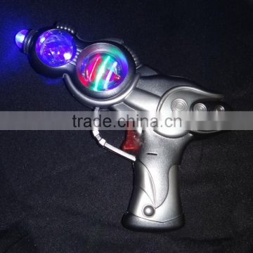 Light Up Double Ball Space Gun with Sound