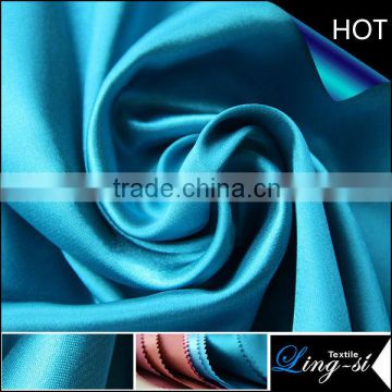 Polyester Twisted Satin Fabric for Ladies' Garment