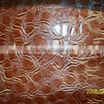 Bronzing pvc sofa leather