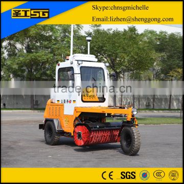 Low fuel consumption road sweeper,buy good road brusher