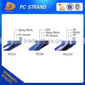 Epoxy Resin Coating Steel Strand Wire With CE and ISO Certification