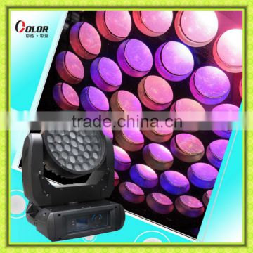 37*12w rgbw led moving washer light for stage