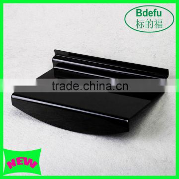 Customized black plastic stand shoe display for slatwall