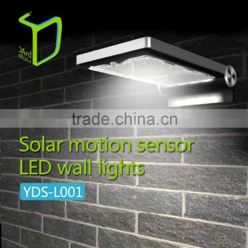Manufacture Waterproof Motion Sensor Solar LED Wall Light