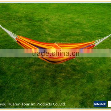 Outdoor 100%cotton covered hammock