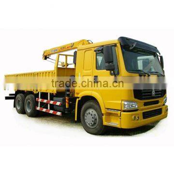 New Year Promotion!!Cheaper than used trucks!!Sinotruk howo 6x4 crane truck for sale