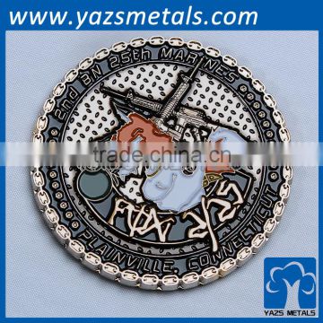 custom high quality metal trolley coin wholesale