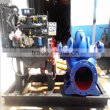 Single-stage double-suction diesel engine pump set for sale