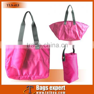 cheaper polyester folded shopping bag